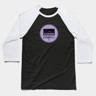 808 Drum Machine Purple Baseball T-Shirt